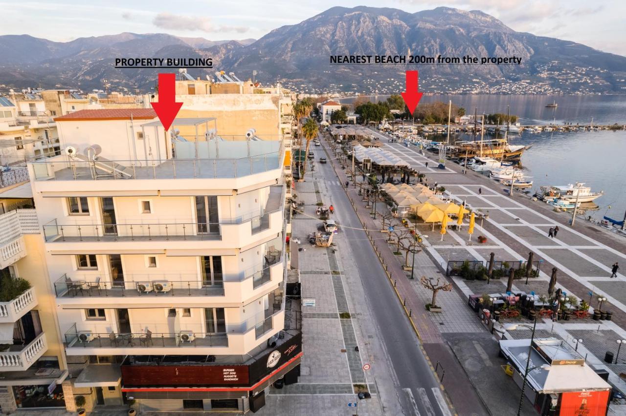 Georgia Seaview Apartment B3 Kalamata Bagian luar foto